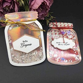 Candy Jar Cutting Dies for Card Making, Wish Bottle Cutting Dies for DIY Scrapbooking Photo Album Decorative Embossing Paper Cutting Dies for Card Making Template