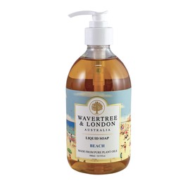 Wavertree & London Natural Liquid Soap Bottle with Dispenser Pump | Scented Soap for Home, Office use | Triple French Milled soap | Made in Australia