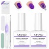 2Pcs Gentle Dip Nail Remover Kit 15ml: with Cuticle Oil