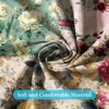 Boho Aesthetic Boho Flowers Shower Curtains for Bathroom, 72 X