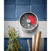 WMF Kurzzeitwecker, Eieruhr magnetisch, Cromargan Edelstahl, mit 60 Minuten, Restzeitanzeige,