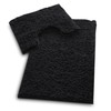 VELVETIO Bath Mats & Pedestal Set, Zero Twist Fluffy Super
