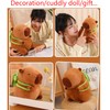 Suweiyuanshiyi Capybara Gifts, Cute Products, with Turtle Backpack, Can Be