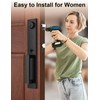 Tinewa Front Door Lock Set, Full Escutcheon Front Door Handle