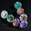 HDdais 10 Pack of D% Dice Random Color D00 Polyhedral
