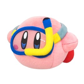 Sanei Boeki Kirby Star Kirby All Star Collection Kirby Sensui (S) W 6.5 x D 6.3 x H 4.1 inches (16.5 x 16 x 10.5 cm) Plush Toy KP72