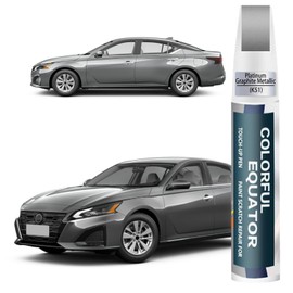 K51 Platinum Graphite Metallic Touch Up Paint for Nissan, Car Paint Pen Scratch Repair Two-In-One Touch Up Paint, Premium Car Scratch Remover for Deep Scratches