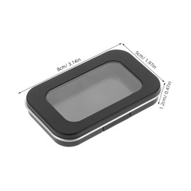 WOONEKY Magnetic Makeup Palette Chic Compact Storage Box for DIY Cosmetics Secure Magnetic Closure for Eyeshadow and Blush Organization Travel Friendly Design