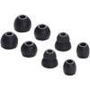 8 Pairs Replacement Eartips Silicone Buds Ear Tips Earbuds Set