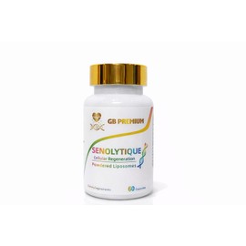 GB Premium Senolytique Supplement, Quercetin, Fisetin and Spermidine,Powdered Liposomes, 60 Capsules
