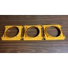 Yellow Traffic Light Lens Frames ~ 3 Pcs Set /