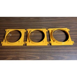 Yellow Traffic Light Lens Frames ~ 3 Pcs Set / Lot ~ McCain