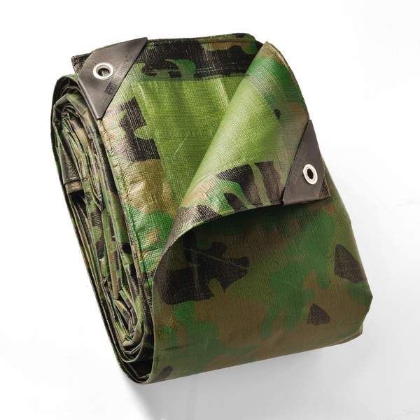GUARD SHIELD Heavy Duty Camo Tarp Camouflage Tarps Waterproof 20x20