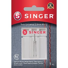 SINGER Aguja universal de titanio 2.5 80/12-1 paquete