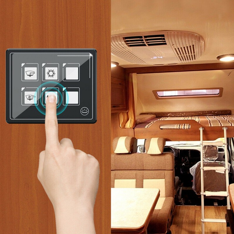 6P Switch Panel Bluetooth APP Control IP66 Waterproof Backlight M4