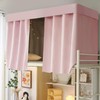 SIQITECHUK Bunk Bed Bottom Curtains Mid-Sleeper Tent Lightproof Cabin Canopy