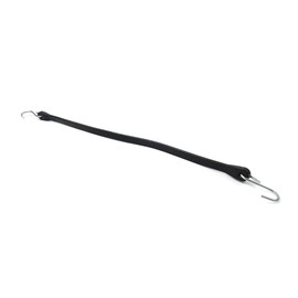 Cnniko2 LR061591 Rubber Tarp Straps Heavy Duty Outdoor Tie Down Straps Bungee Cords With Hooks 21" Black Rubber For Universal Watercraft Kayaks SUV Tractors Farms Auto 1pc