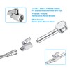 Shower Head Shut Off Valve, 304 Stainless Steel Mini Ball