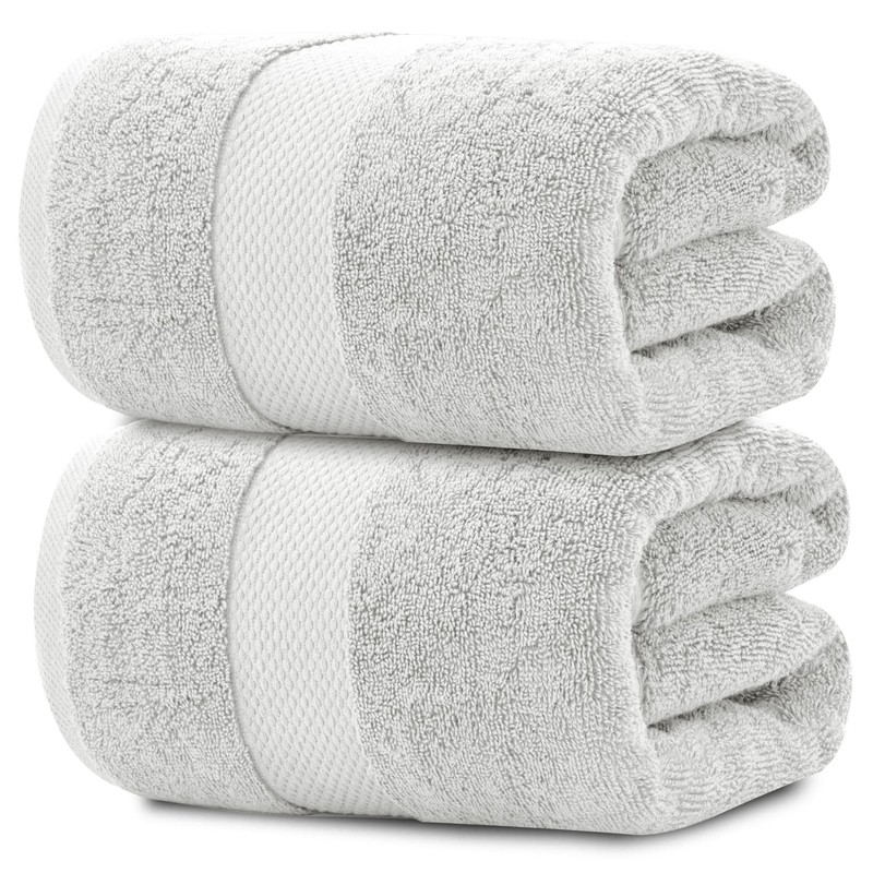 White Classic Luxury Soft Bath Sheet Towels - 650 GSM