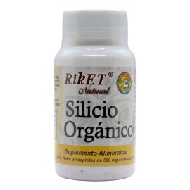 Silicio Organico 30 Cápsulas De Riket Natural Sabor Sin Sabor