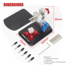XUNKUANER Multi functional Precision Bench Vise Clamp for Model Building