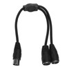 DIN 8 Pin Male to 2 DIN 8 Pin Female