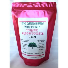Big Cannahuna Nutrients Organic Bloom Booster Fertilizer - 500 Grams