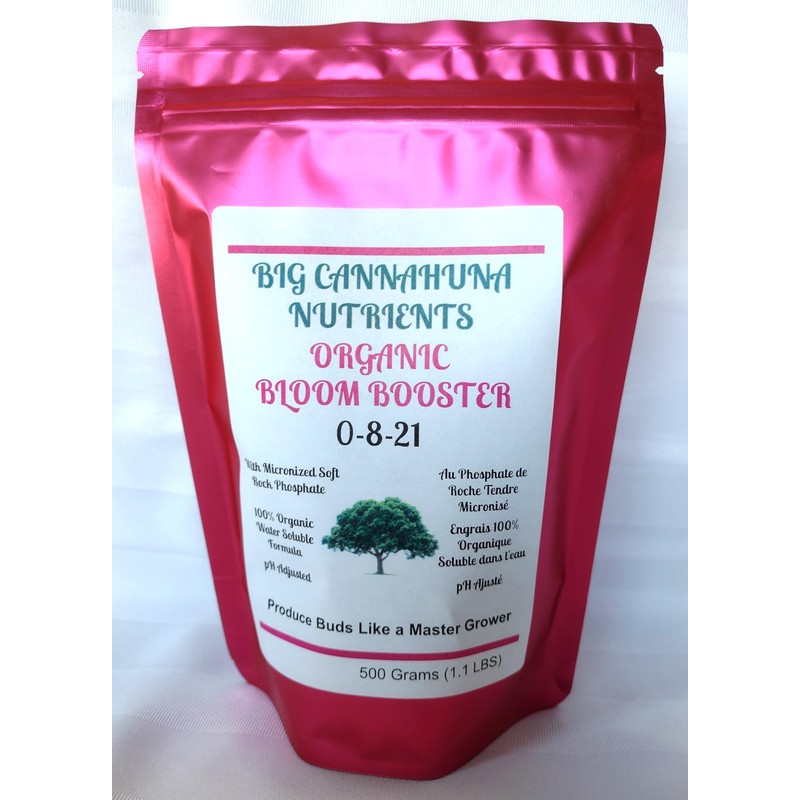 Big Cannahuna Nutrients Organic Bloom Booster Fertilizer - 500 Grams