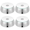 Uonlytech 4pcs Led Lighted Base for Glass Art Multicolor Round