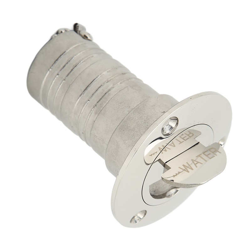Marine Boat Deck Filler with Keyless Cap Stainless Steel Mirror