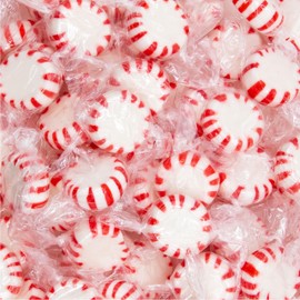 Starlight Mints Peppermint Candy | 2 Pound Bag, About 180 Pieces | Individually Wrapped Hard Candy Bulk