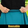 Smiry Rectangle Picnic Table Cloth, Waterproof Elastic Fitted Tablecloths for