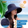 PEECABE Foldable Women Sun Hat UV Protection Womens Wide Brim