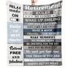 Waterproof Picnic Blanket Plane Blanket Retirement Blanket, Happy Retirement Gifts,