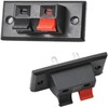 2Pcs 2Way Speaker Spring Connectors WP2-3 Spring Speaker Terminal Clip