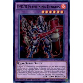 YU-GI-OH! - D/D/D Flame King Genghis (CT13-EN005) - 2016 Mega-Tins - Limited Edition - Super Rare