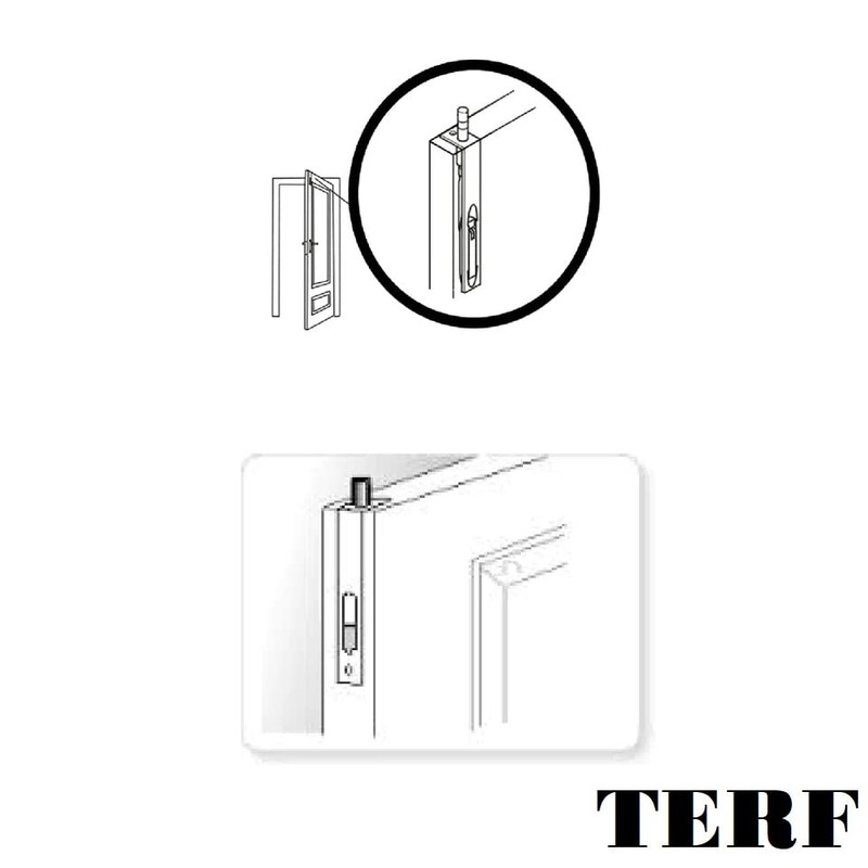 TERF® Heavy Duty Polished Chrome Flush Bolt 150mm [6''] Slide