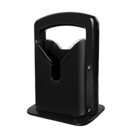 Bagel Slicer, Safety Handle, Bagel Cutter Stainless Steel (Black)