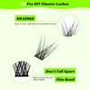 Lash Clusters 72 Pcs Wispy Individual Lashes Eyelash Clusters Clusters