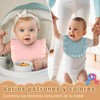 ZQSQD Baberos para Bebe Niña 8 Piezas, Baberos para Niñas