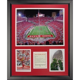 Legends Never Die Ohio State Buckeyes - Ohio Stadium Framed Photo Collage, 16" x 20", (20261U)