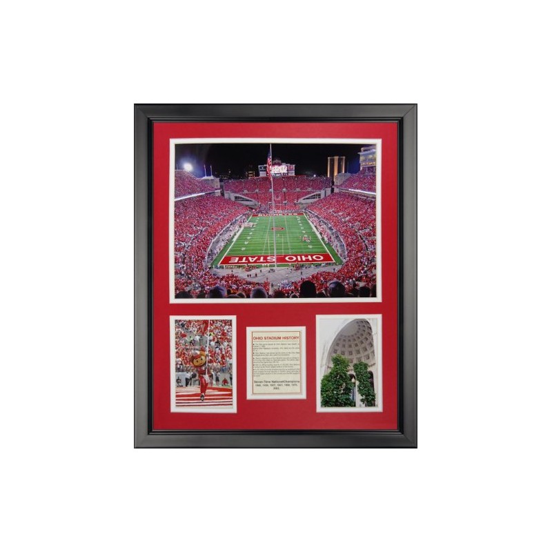 Legends Never Die Ohio State Buckeyes - Ohio Stadium Framed