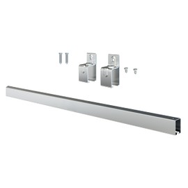 HARDJULAN 4FT Heavy-Duty Galvanized Steel Box Rail with 2 X Bracket, 450 lbs Capacity,Kit for Outdoor Use