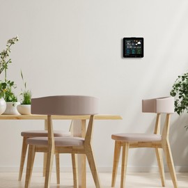 Bresser Quadro Individio NV Weather Station with 3 Outdoor Sensors, Integrated Thermo-Hygrometer, 4 Readings and Air Pressure History and Alarm Function