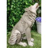 Ebros Gift Tribal Pack Alpha Leader Large Howling Gray Wolf