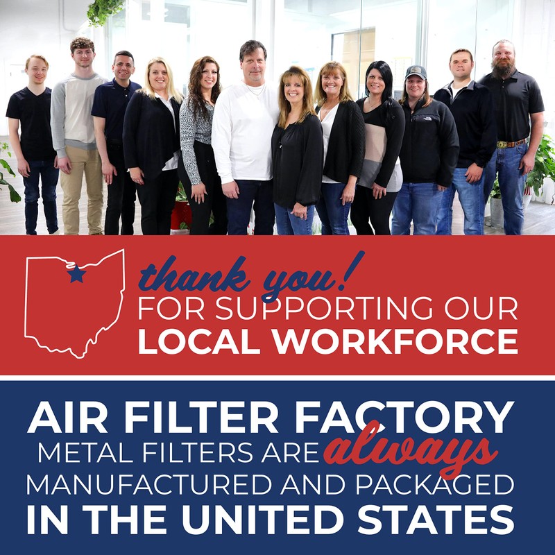 2-Pack Air Filter Factory 4 X 15 X 3/32 Inches