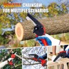 Mini Chainsaw Cordless 4 Inch Battery Powered Chainsaw One Hand