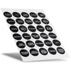 Five Oceans Boat Switch Panel Labels, 30 Pcs per Sheet,