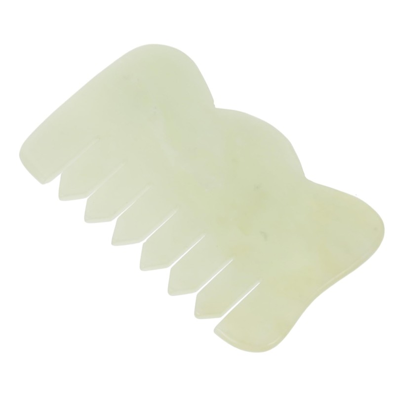 WOONEKY Jade Scarping Comb Body Gua Sha Massage Tool Scalp