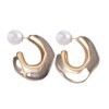 White Pearl Transparent Elegant Resin Plastic for Drop Stud Earings